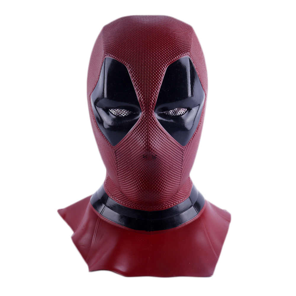 Deadpool Wade Red Full Face Mask Helmet Cosplay Prop
