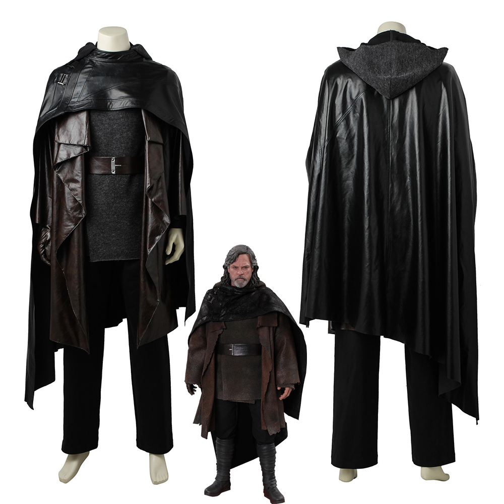 Star Wars 8 The Last Jedi Luke skywalker Cosplay Costume