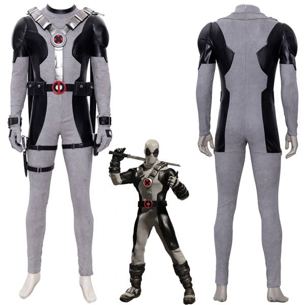 X Force Deadpool Costume Cosplay Suit Wade Wilson Halloween Outfit