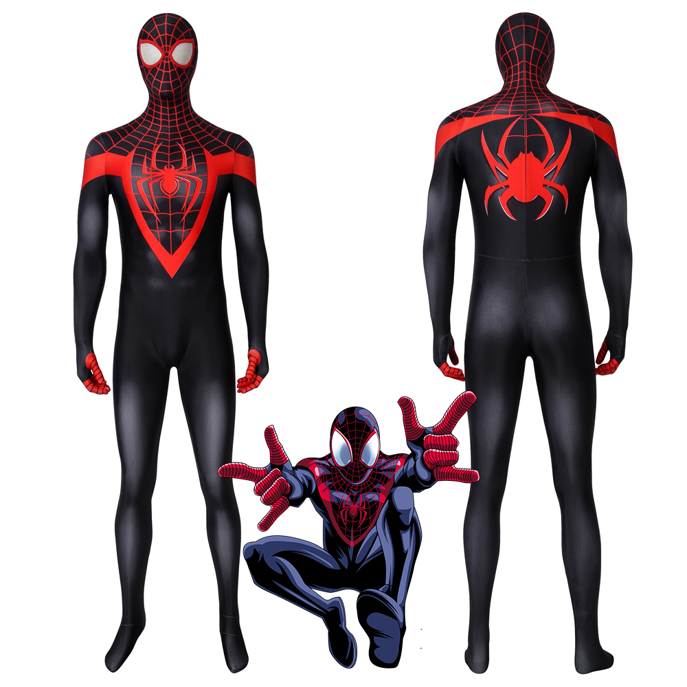 Ultimate Spider-Man Miles Morales Costume Cosplay Suit