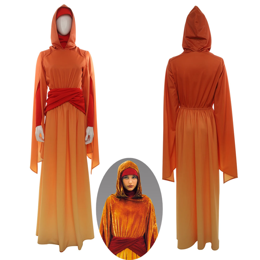Star Wars Queen Padme Amidala Costume Cosplay Dress for Women