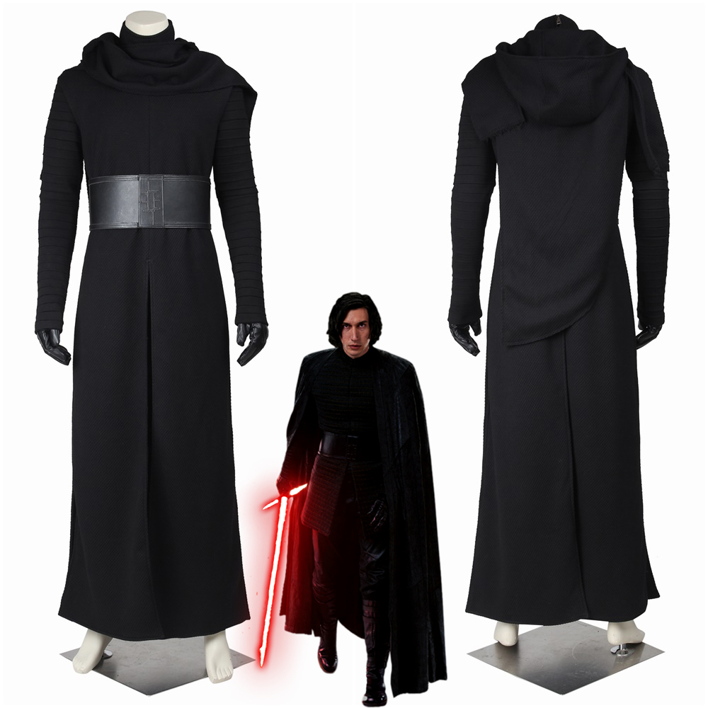 Star Wars 7 The Force Awakens Kylo Ren Cosplay Costume Suit