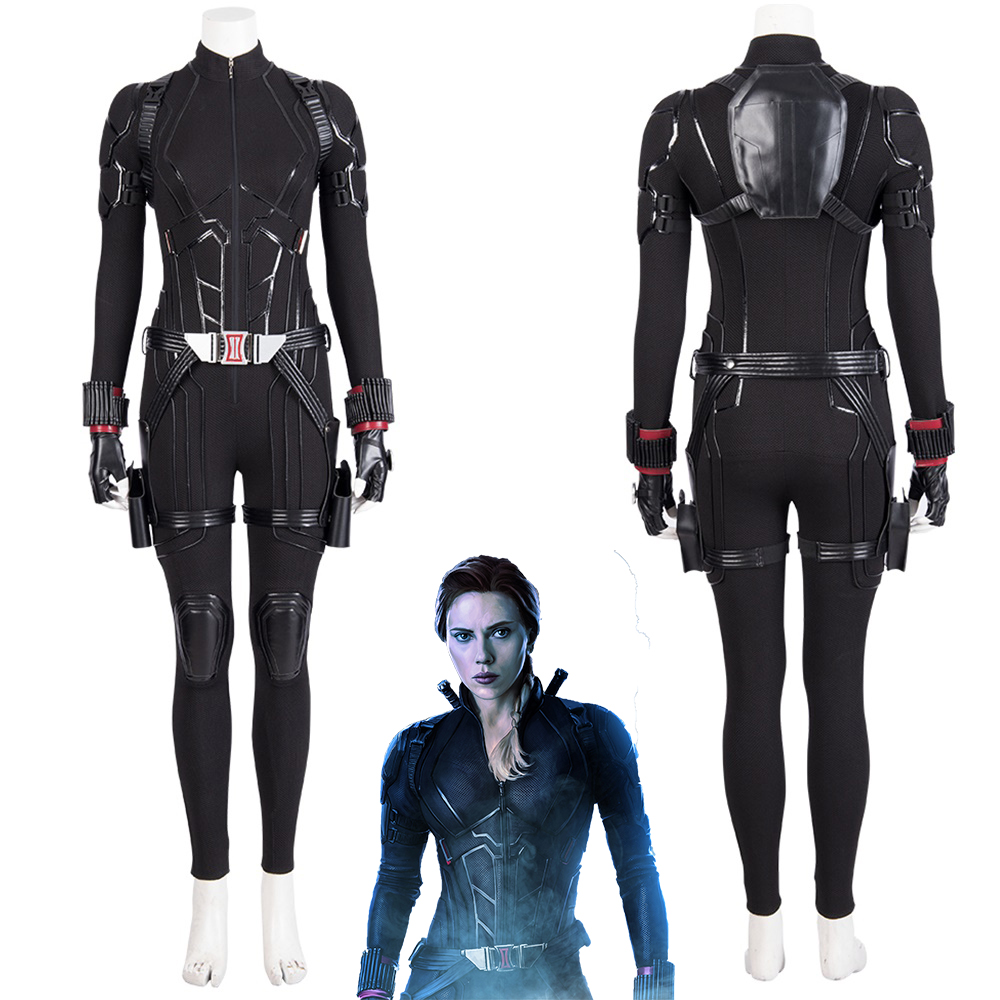 Avengers Endgame Natasha Romanoff Black Widow Cosplay Costume Suit Full Set