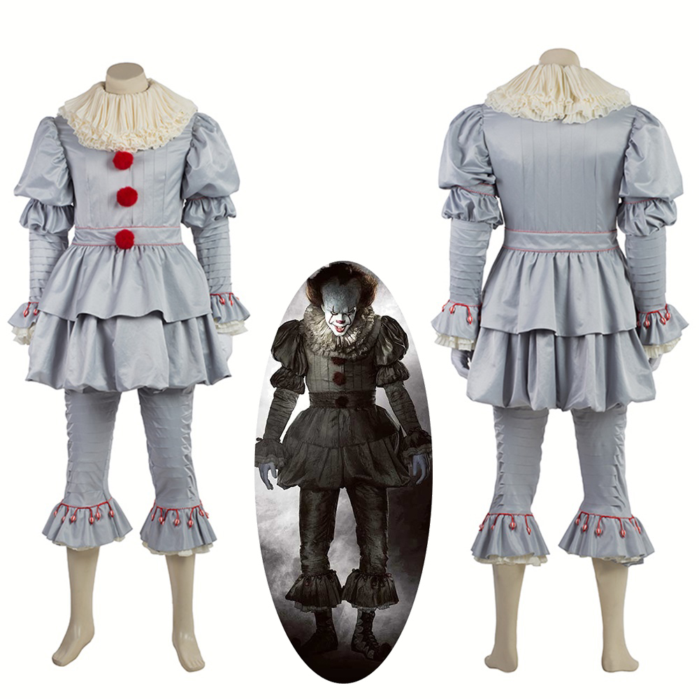 It Part 1 The Losers Club Pennywise Costume Cosplay Suit