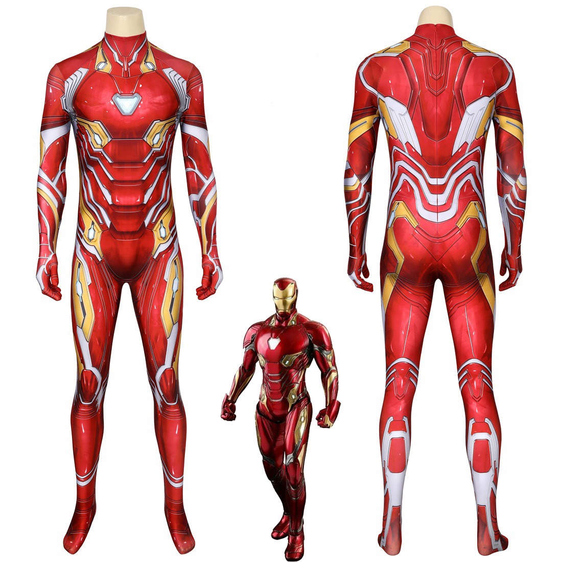 Iron Man Costume Cosplay Nanotech Suit Tony Stark Avengers Endgame