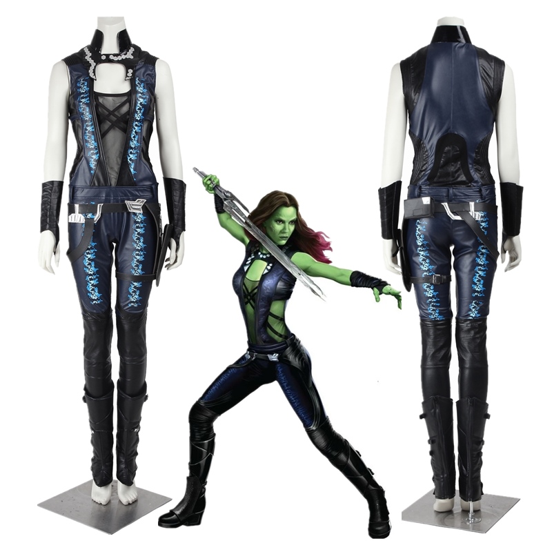 Guardians of the Galaxy Gamora Costume Cosplay Suit