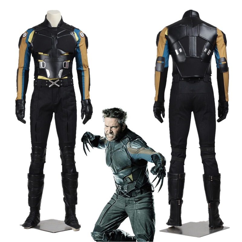 X-Men Days of Future Past Wolverine Cosplay Costume Suit