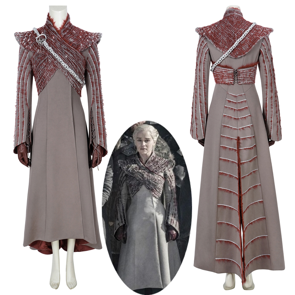 Daenerys Targaryen Costume Cosplay Dress Game of Thrones Season 8