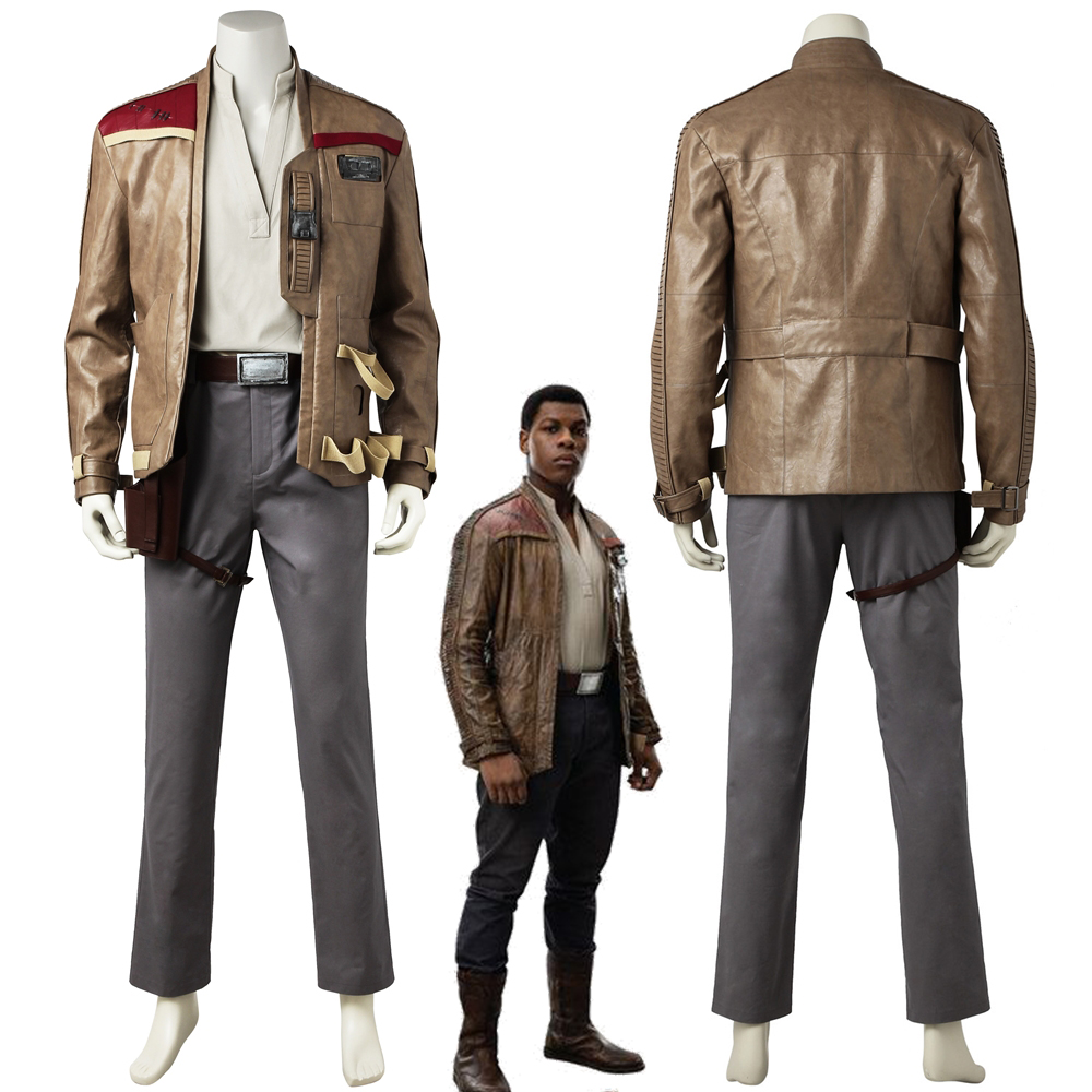 Star Wars 8 The Last Jedi Finn Cosplay Costume