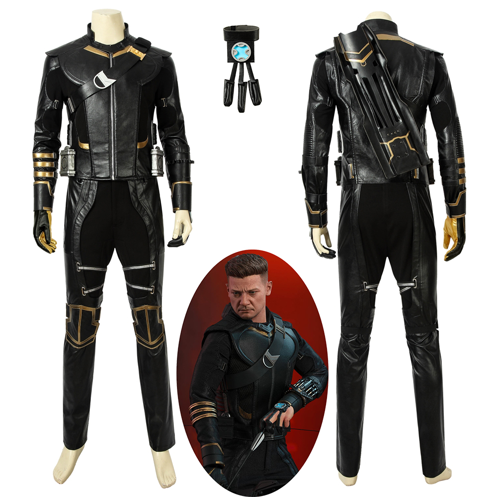 Avengers Endgame Hawkeye Costume Cosplay Suit Clinton Barton Ver 2