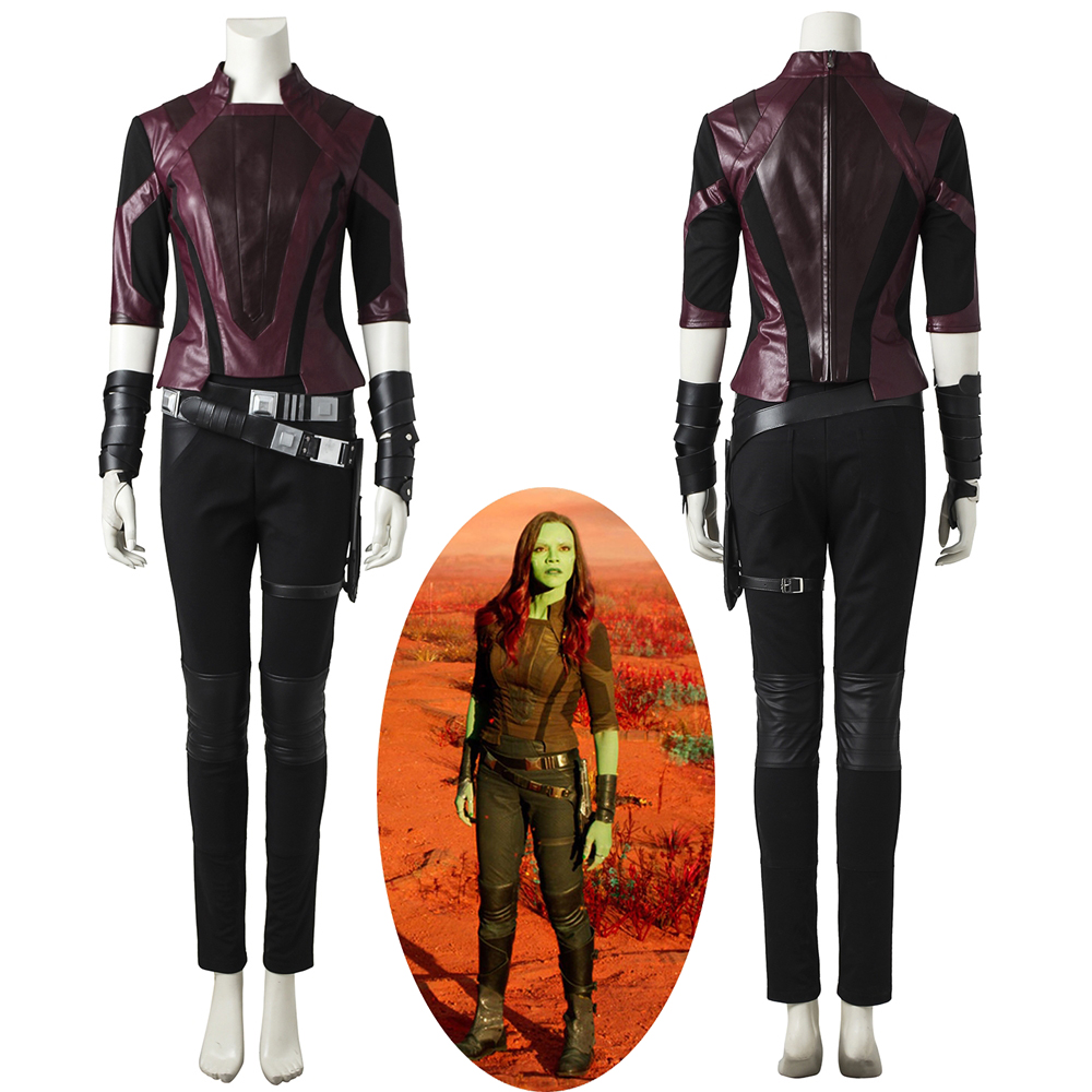 Guardians of the Galaxy Vol 2 Gamora Cosplay Costume