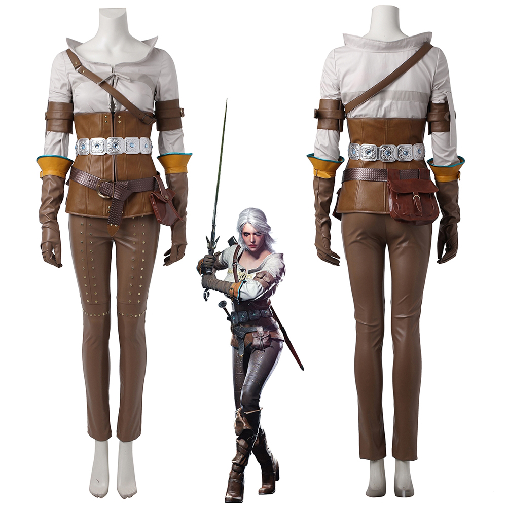 The Witcher 3 Wild Hunt Cirilla Costume Cosplay Suit