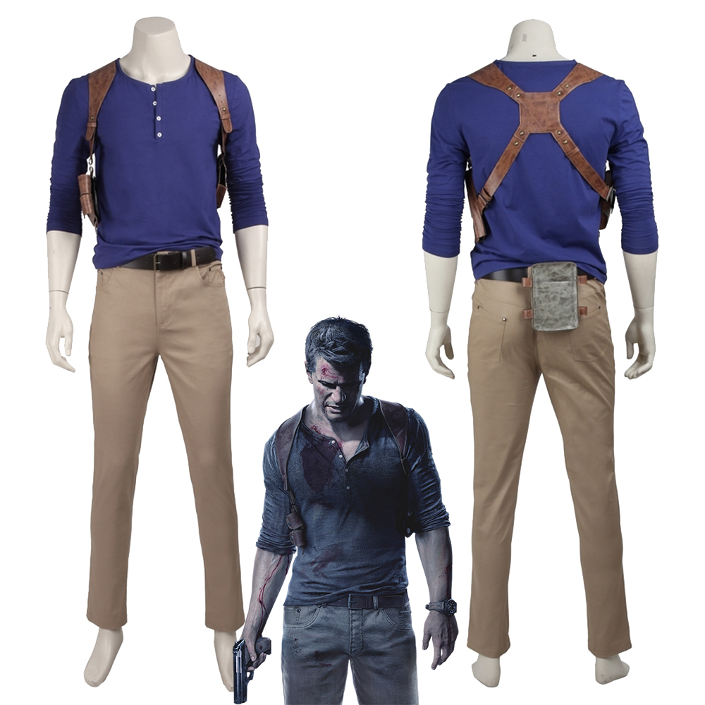 Uncharted 4 A Thief's End Nathan Drake Costume Cosplay Suit
