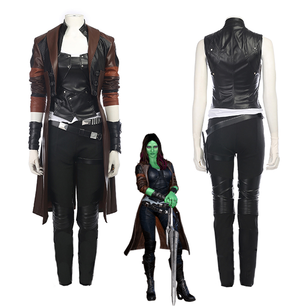 Guardians of the Galaxy Vol. 2 Gamora Costume Cosplay Suit